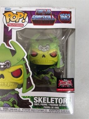 Funko Pop! Television Turtles of Grayskull 1662 Skeletor - Neon Green & Yellow